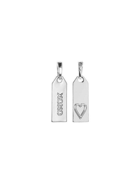 'XOXO' Silver Droplet