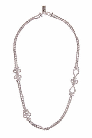 Everlasting Silver Tone Necklace
