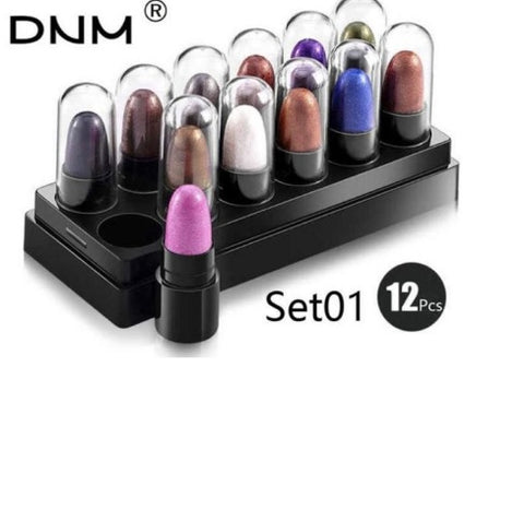 12Color/set Silkworm Eye Shadow Box Set