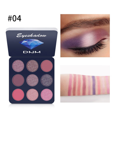 9 color Professional Matte Eyeshadow Pallete Natural