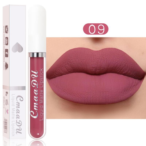 1Pcs Matte Velvet Lipstick Lip Glaze Waterproof