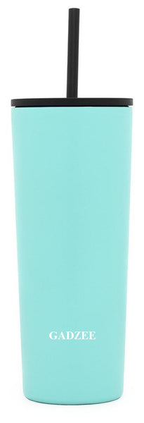 GADZEE Insulated Tumbler Cup with Straw Lid and Flip Lid 20 oz.