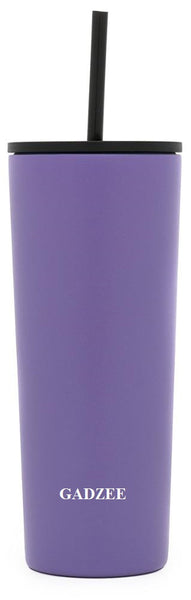 GADZEE Insulated Tumbler Cup with Straw Lid and Flip Lid 20 oz.