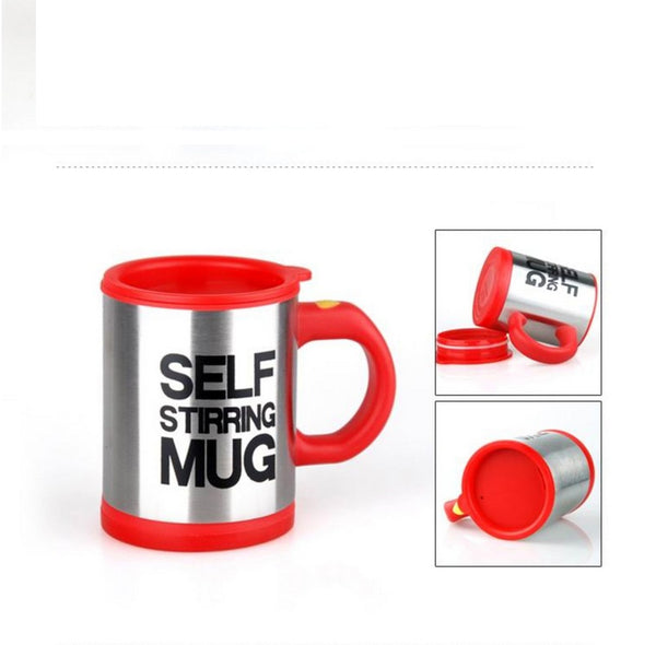 400ml Automatic Self Stirring Mug Coffee Milk Mixing Mug Stainless Steel