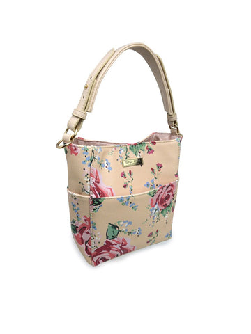 Ella Antique Floral Mini Bucket Bag