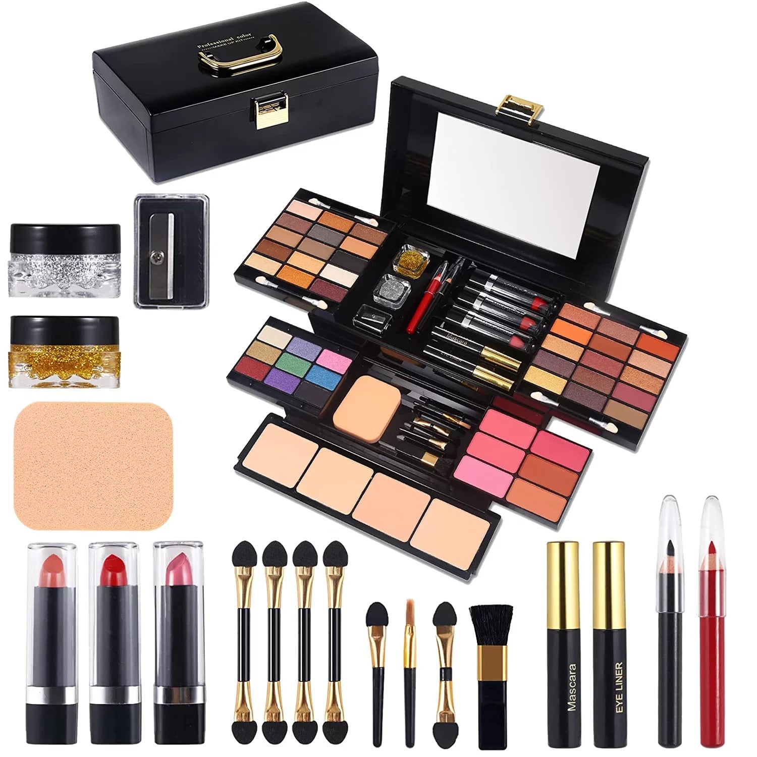 58 Colors Professional Makeup Kit All in One For Beginners