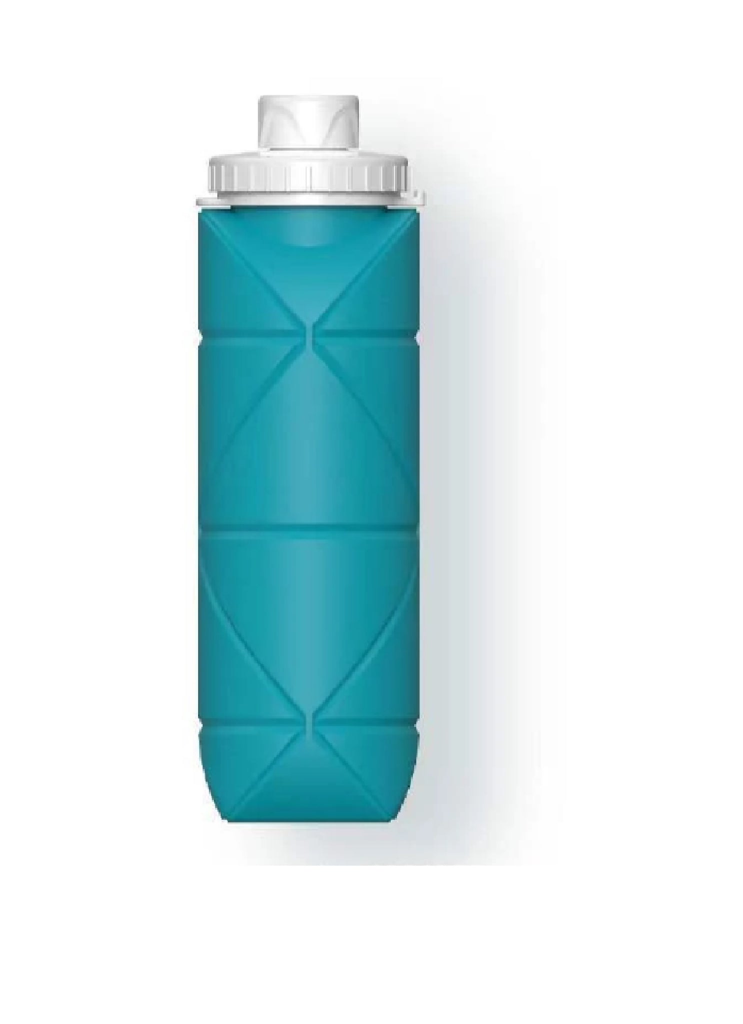 20 Oz. Portable Retractable Collapsible Silicone Water Bottle