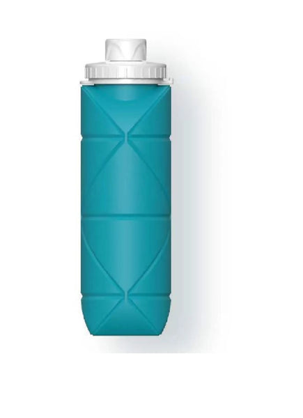 20 Oz. Portable Retractable Collapsible Silicone Water Bottle