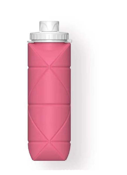 20 Oz. Portable Retractable Collapsible Silicone Water Bottle