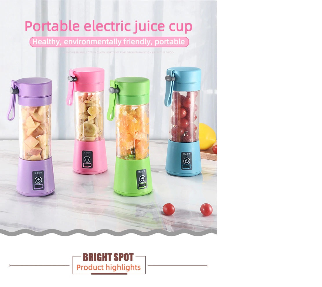 Portable Mixer USB Electric Fruit Juicer Handheld Smoothie Maker Blender