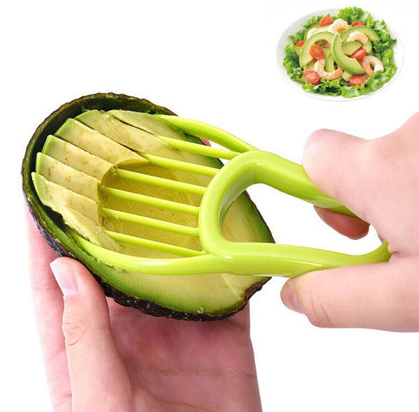 3 in 1 Avocado Slicer Knife Peeler Cutter Kitchen Gadget Avocado Scoop Pitter