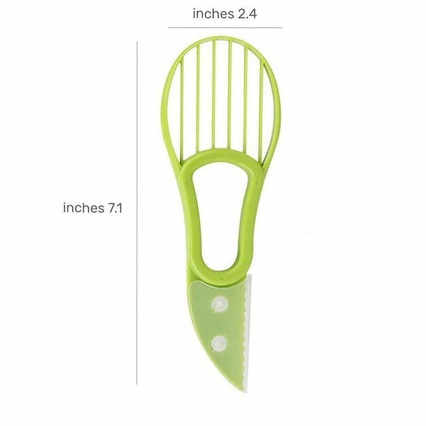 3 in 1 Avocado Slicer Knife Peeler Cutter Kitchen Gadget Avocado Scoop Pitter