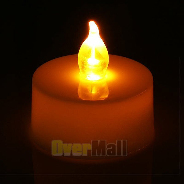 24pcs LED Tea Lights Battery Operated Flickering Flameless Candles