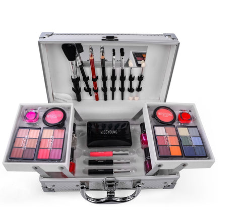 Professional Makeup Set 3 Layers Suitcase Makeup Kit