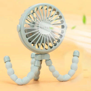 Handheld Fan Mini Fan With Led Lights 3 Speeds Octopus Tentacles